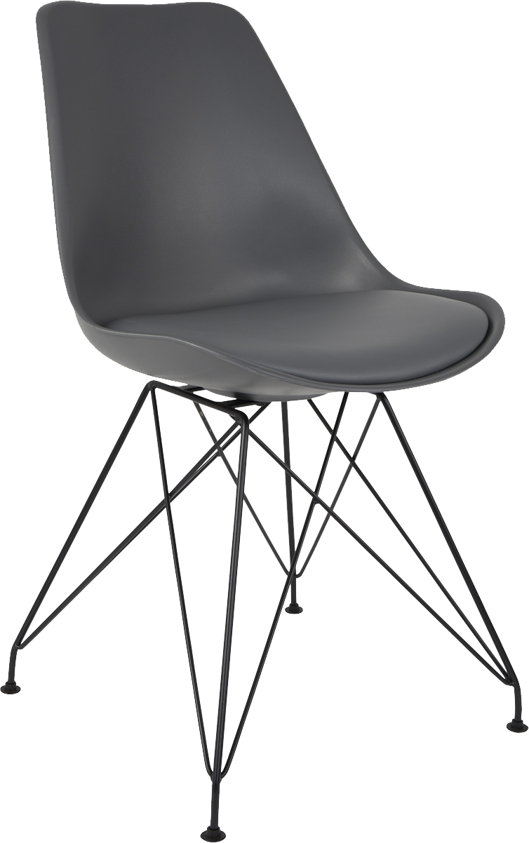 WL-Living Ozzy dizajnová stolička - Sivá